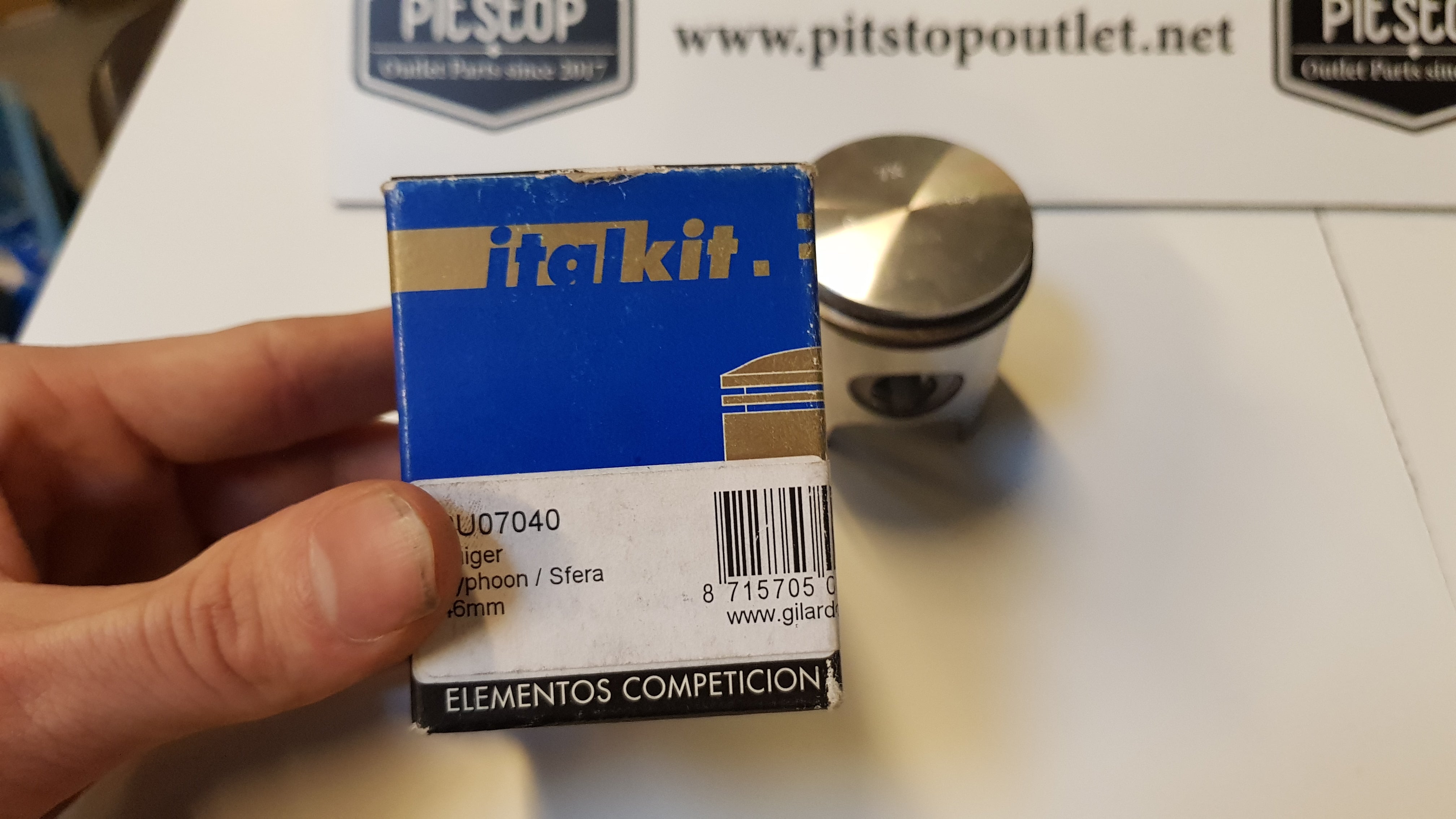 Italkit zuiger 70cc 46mm 2takt LC pen 12