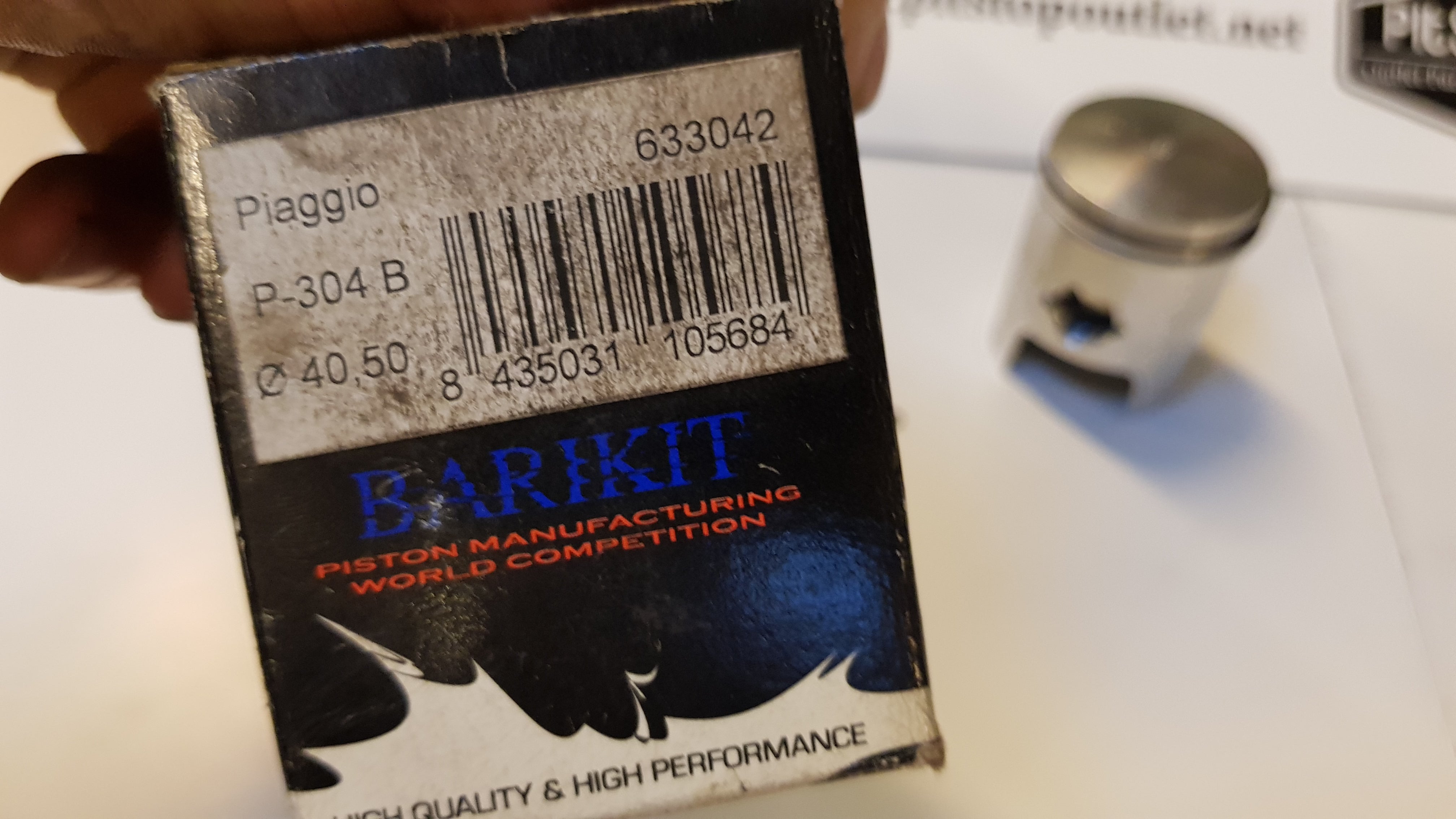 Zuiger 40,5mm 50cc 2takt AC pen 12 BariKit