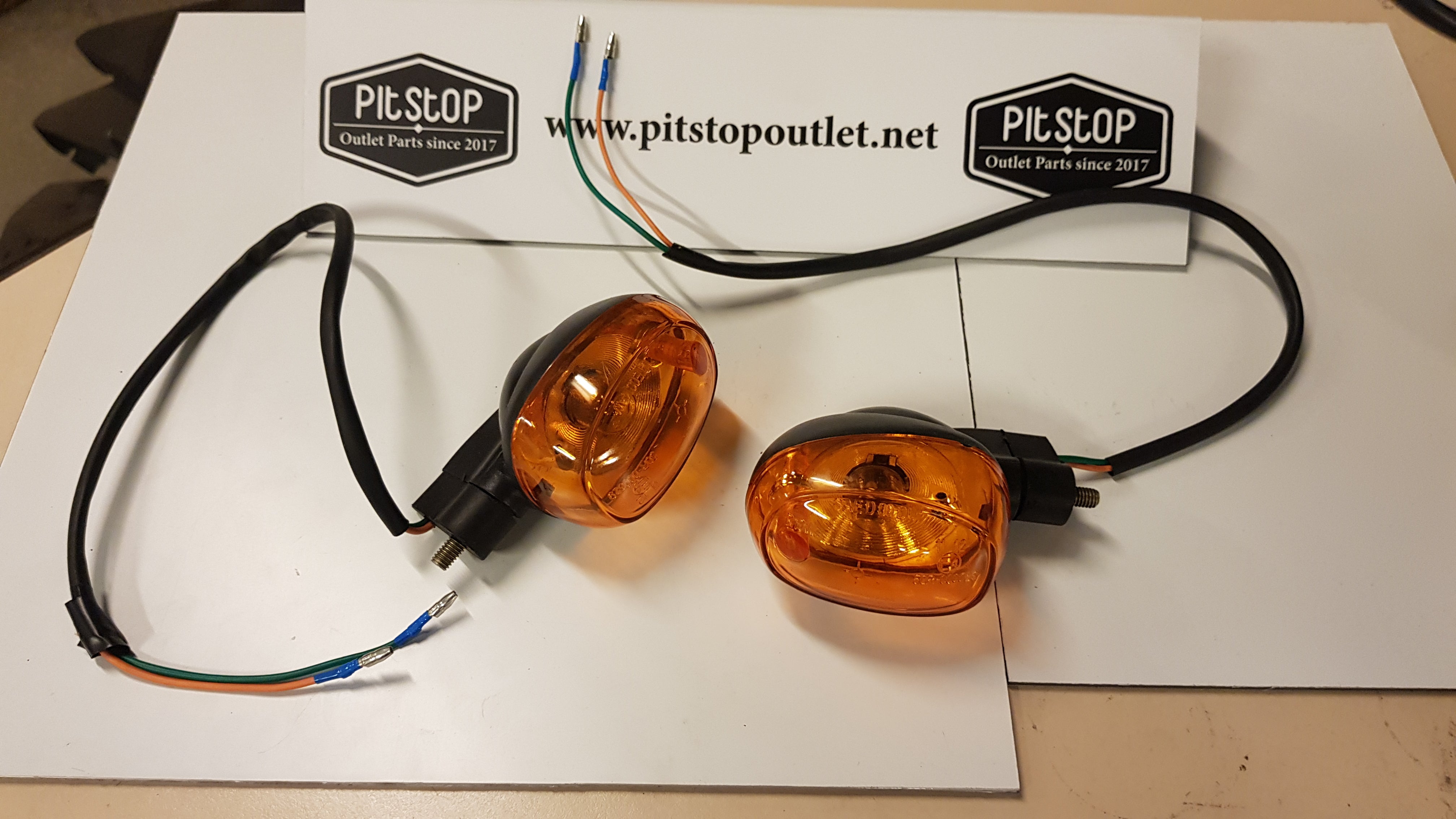 Nieuwe set achterste knipperlichten