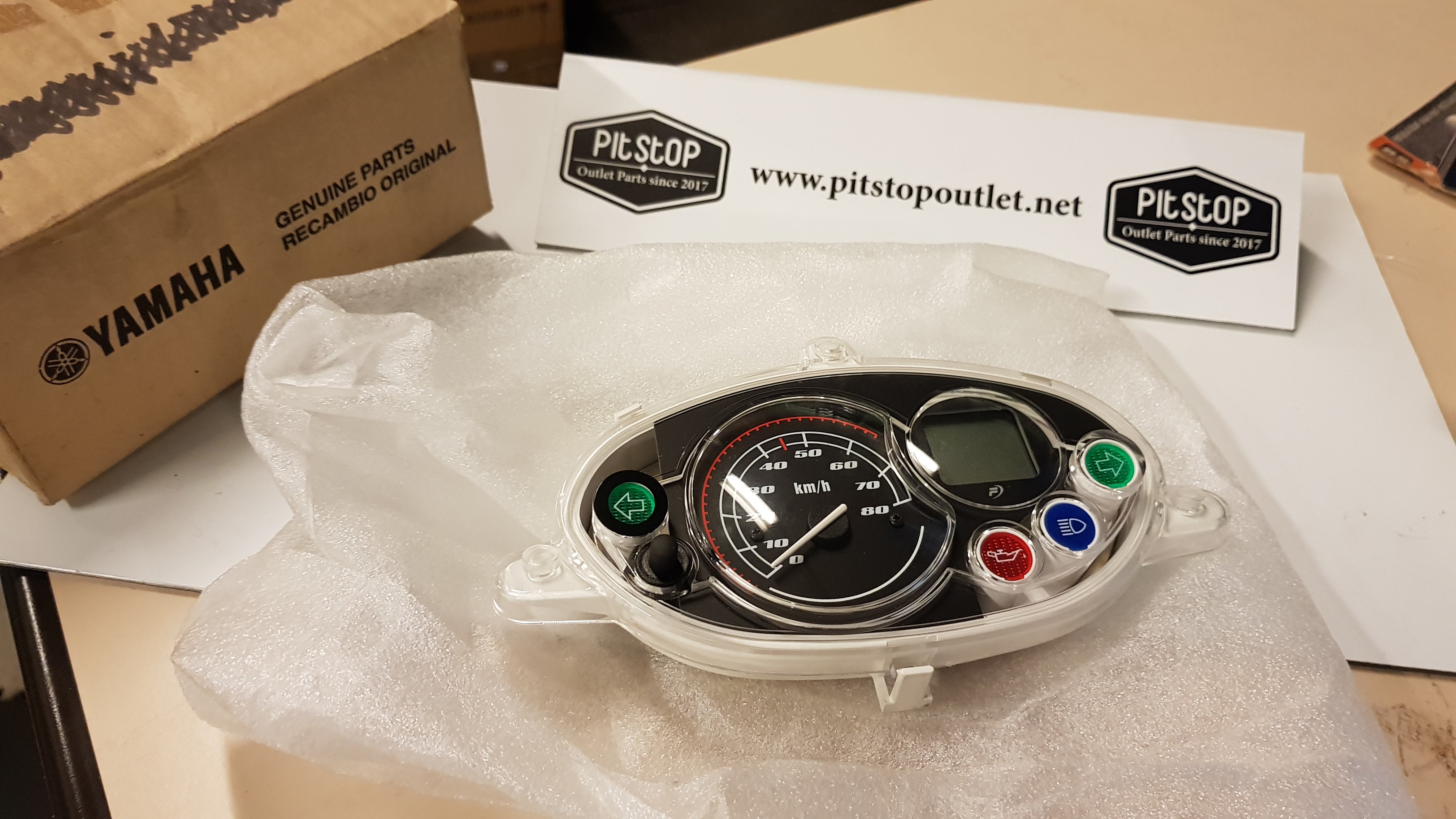 Nieuwe kilometerteller Yamaha Jog