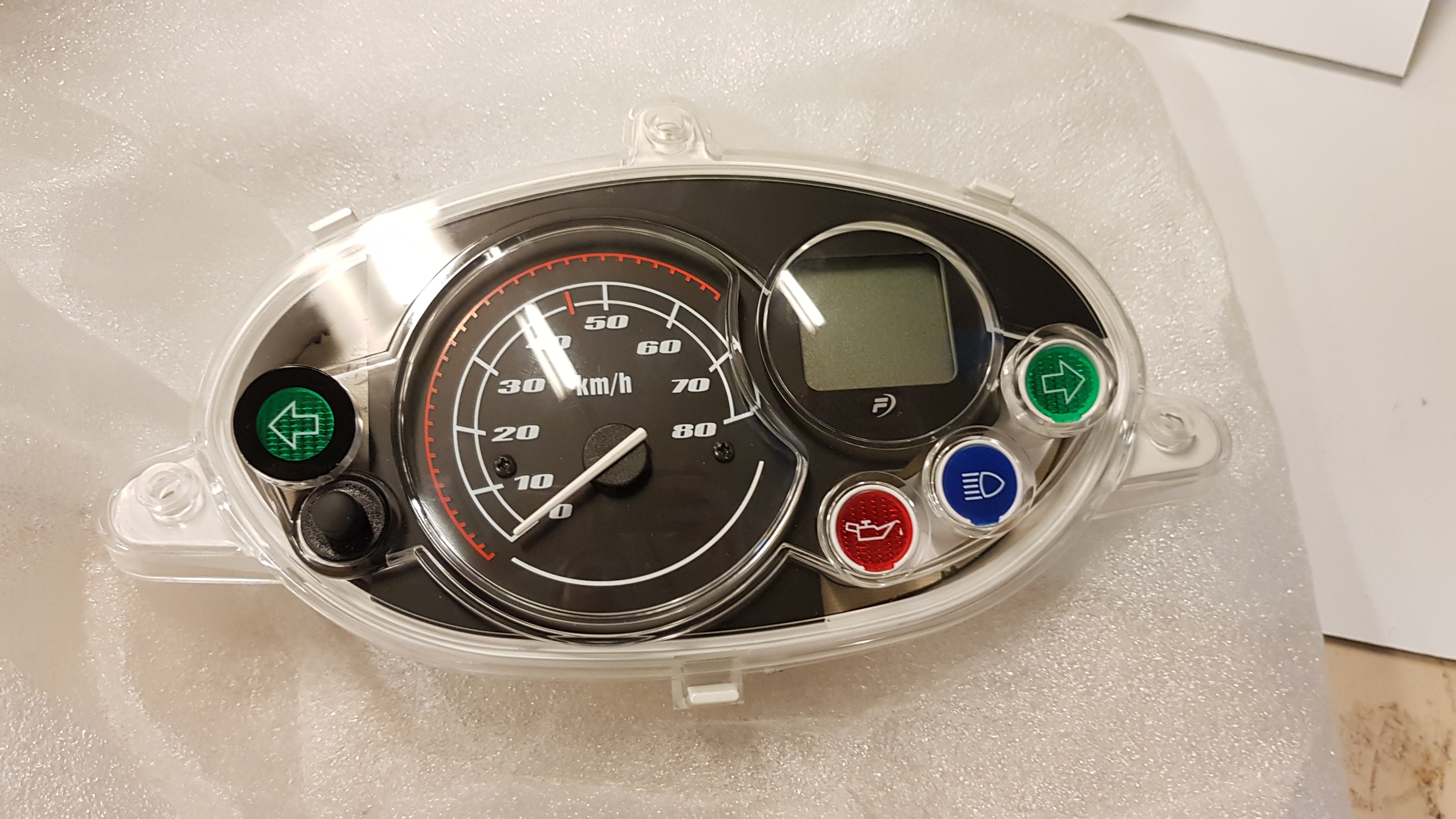 Nieuwe kilometerteller Yamaha Jog