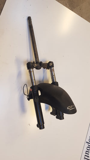 Voorvork met voorspatbord