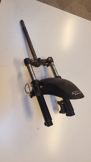 Voorvork met voorspatbord