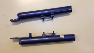 Blauwe voorvork poten