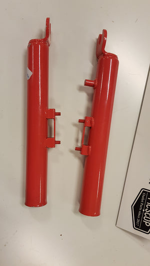 Set roze voorvorkpoten