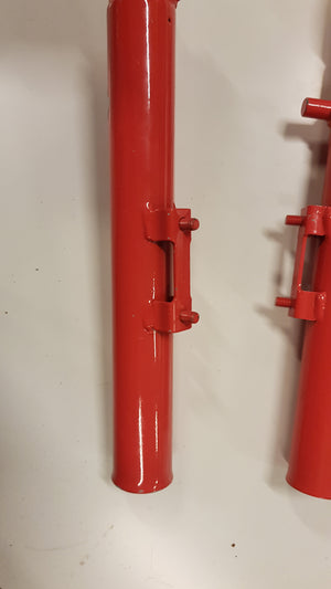 Set roze voorvorkpoten