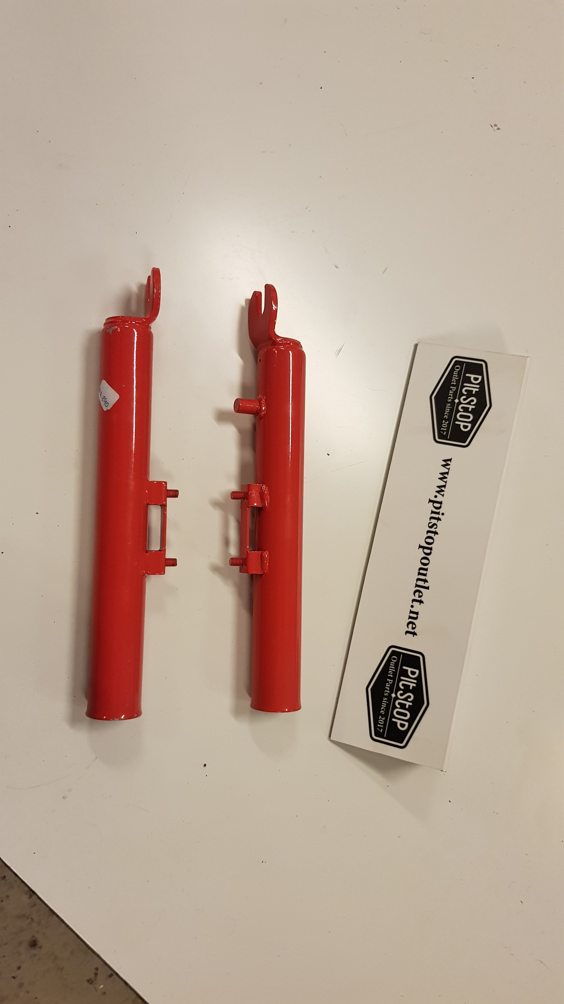 Set roze voorvorkpoten