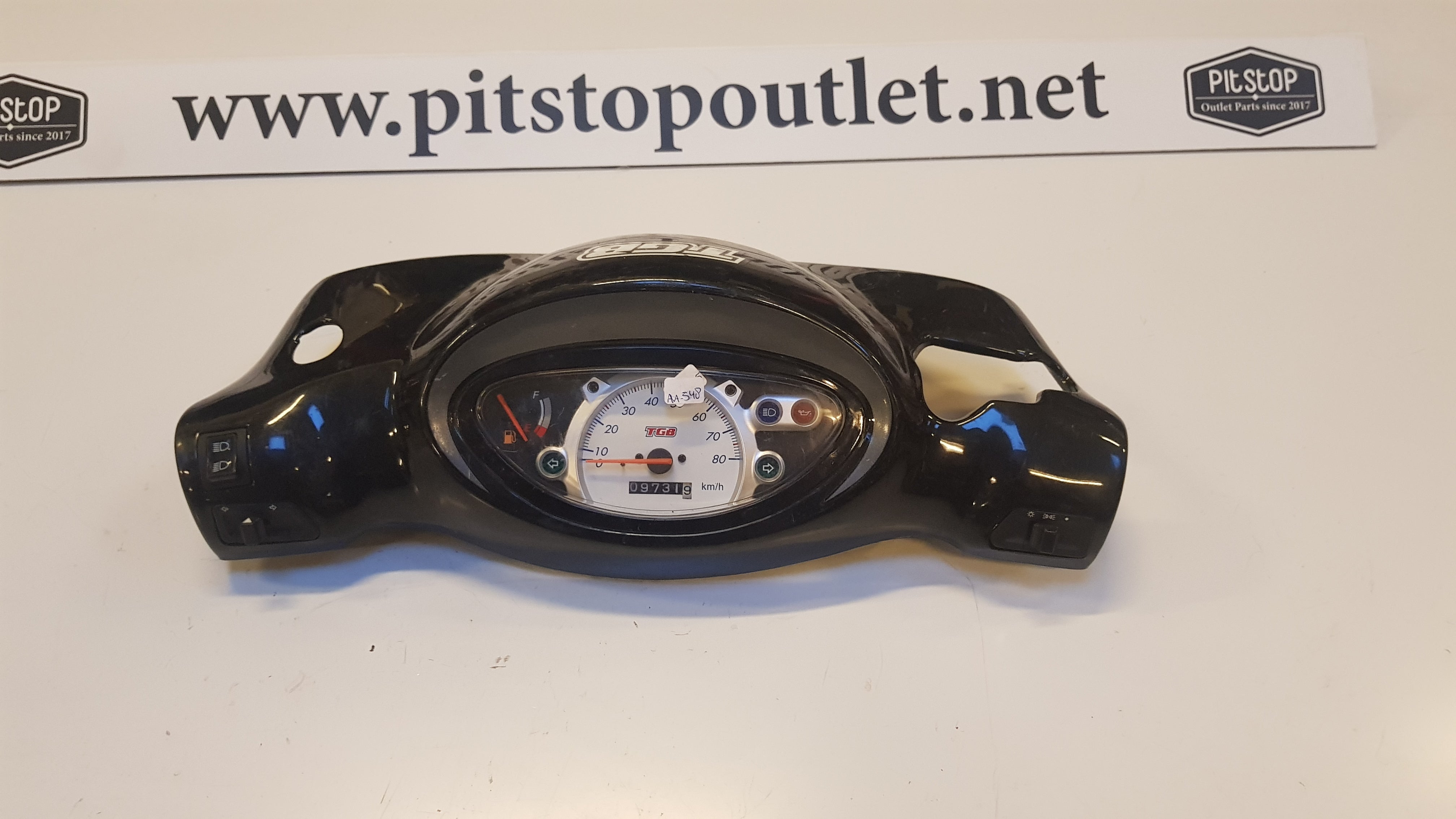 Tellerkap met Kilometerteller
