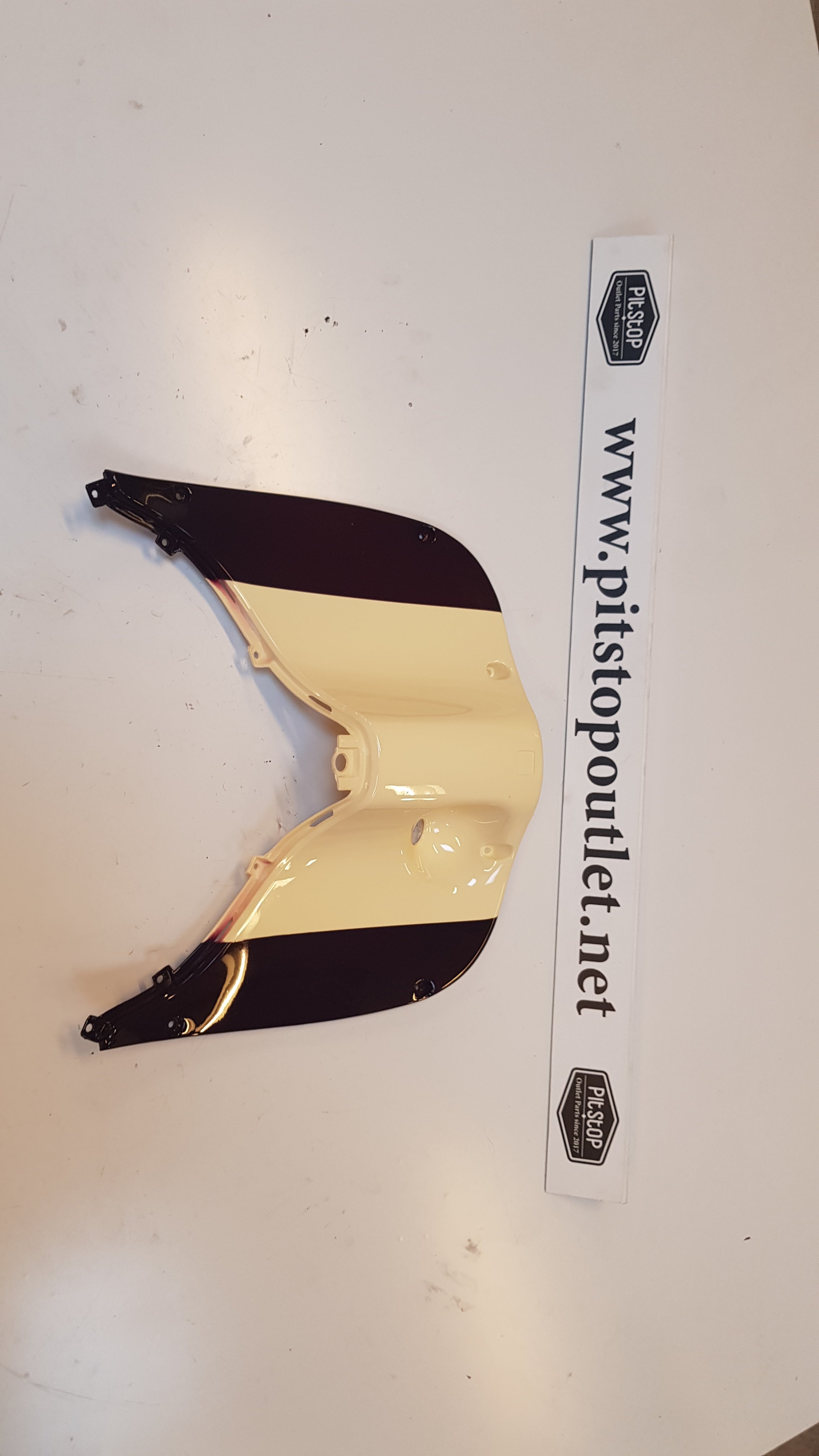 Beenschild (Aubergine/Creme)