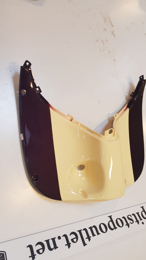Beenschild (Aubergine/Creme)