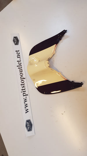 Beenschild (Aubergine/Creme)