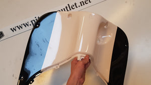 Beenschild (Cremewit/Zwart)