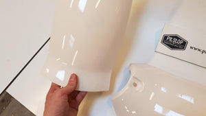 Achterstuk Voorspatbord (Creme-Wit)