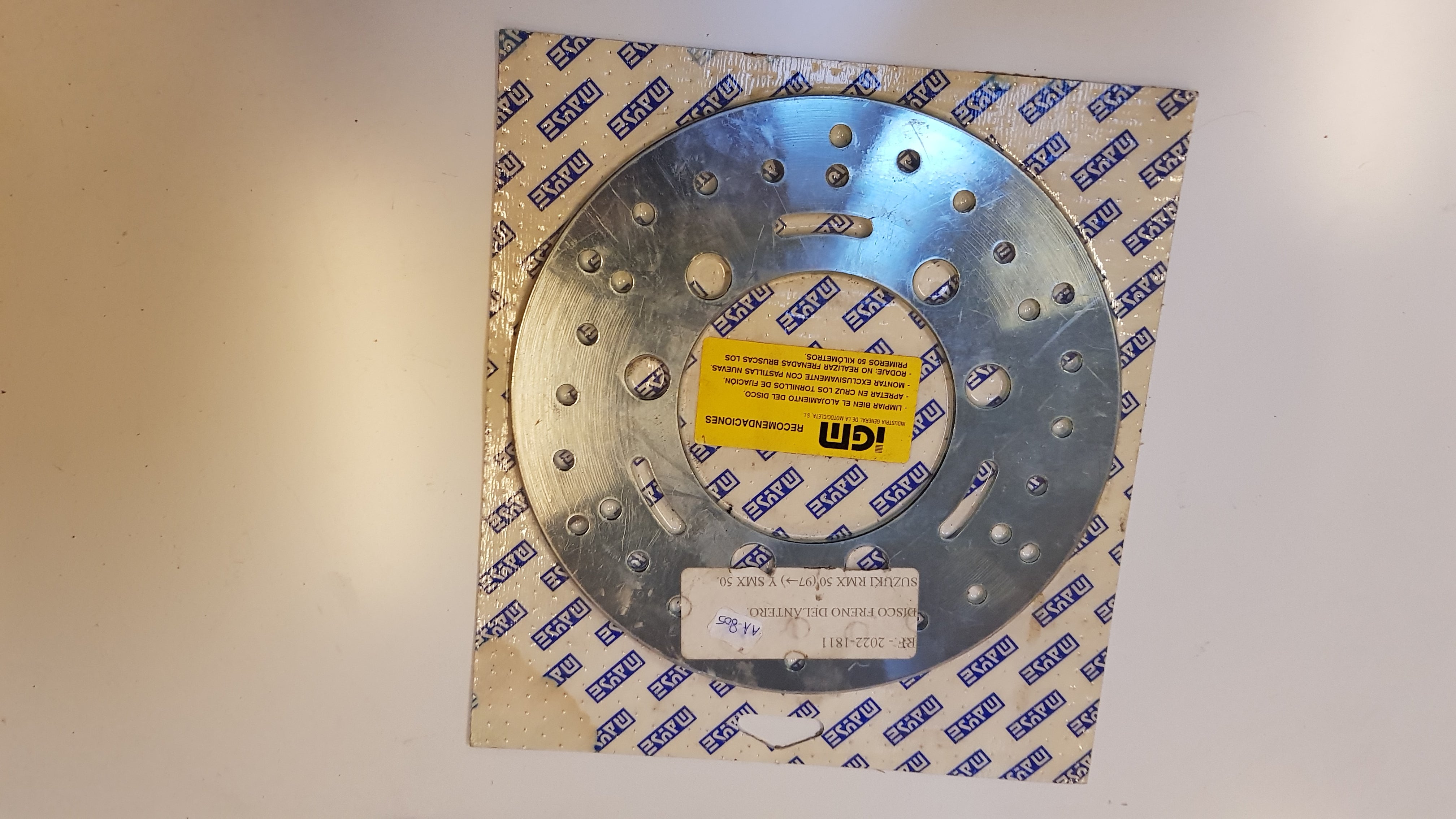 Suzuki RMX SMX 50 Remschijf