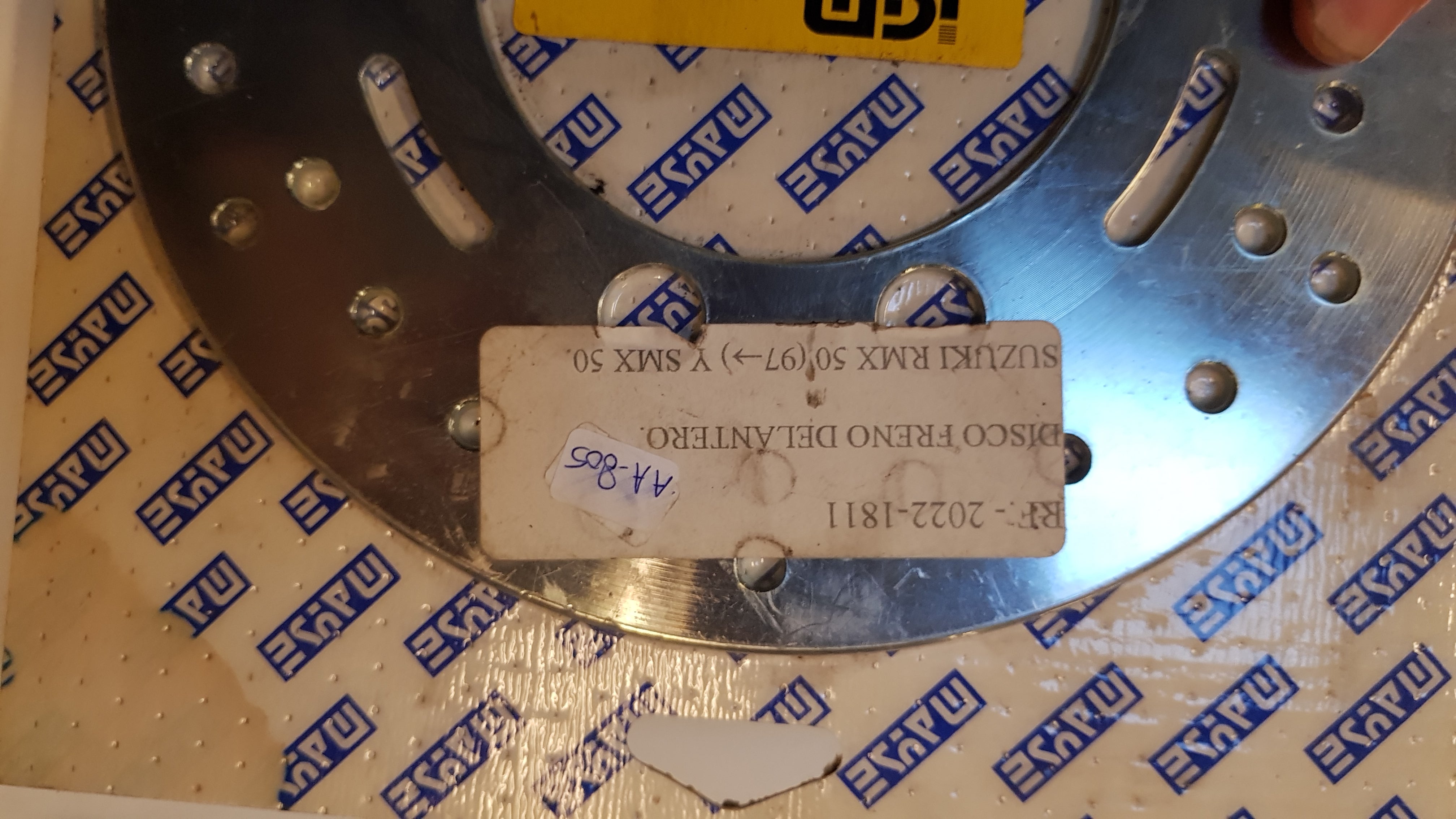 Suzuki RMX SMX 50 Remschijf