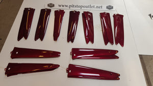 Set Zijskirts (Bordeaux Rood)