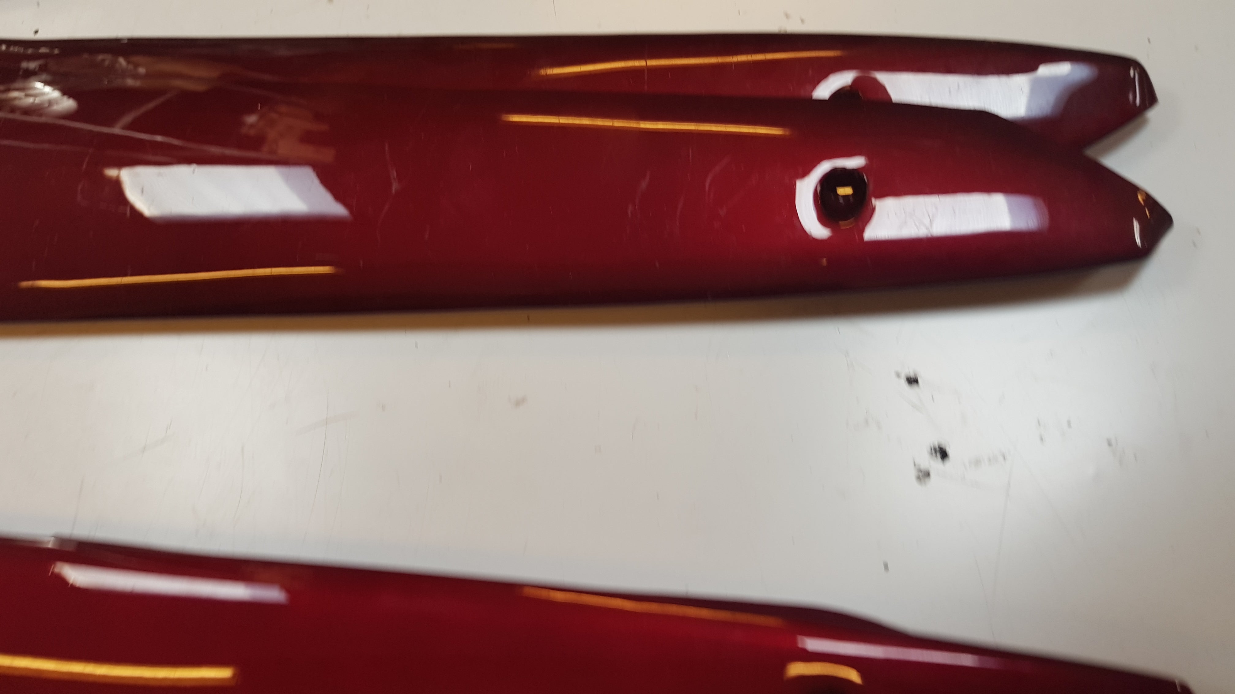 Set Zijskirts (Bordeaux Rood)