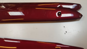 Set Zijskirts (Bordeaux Rood)