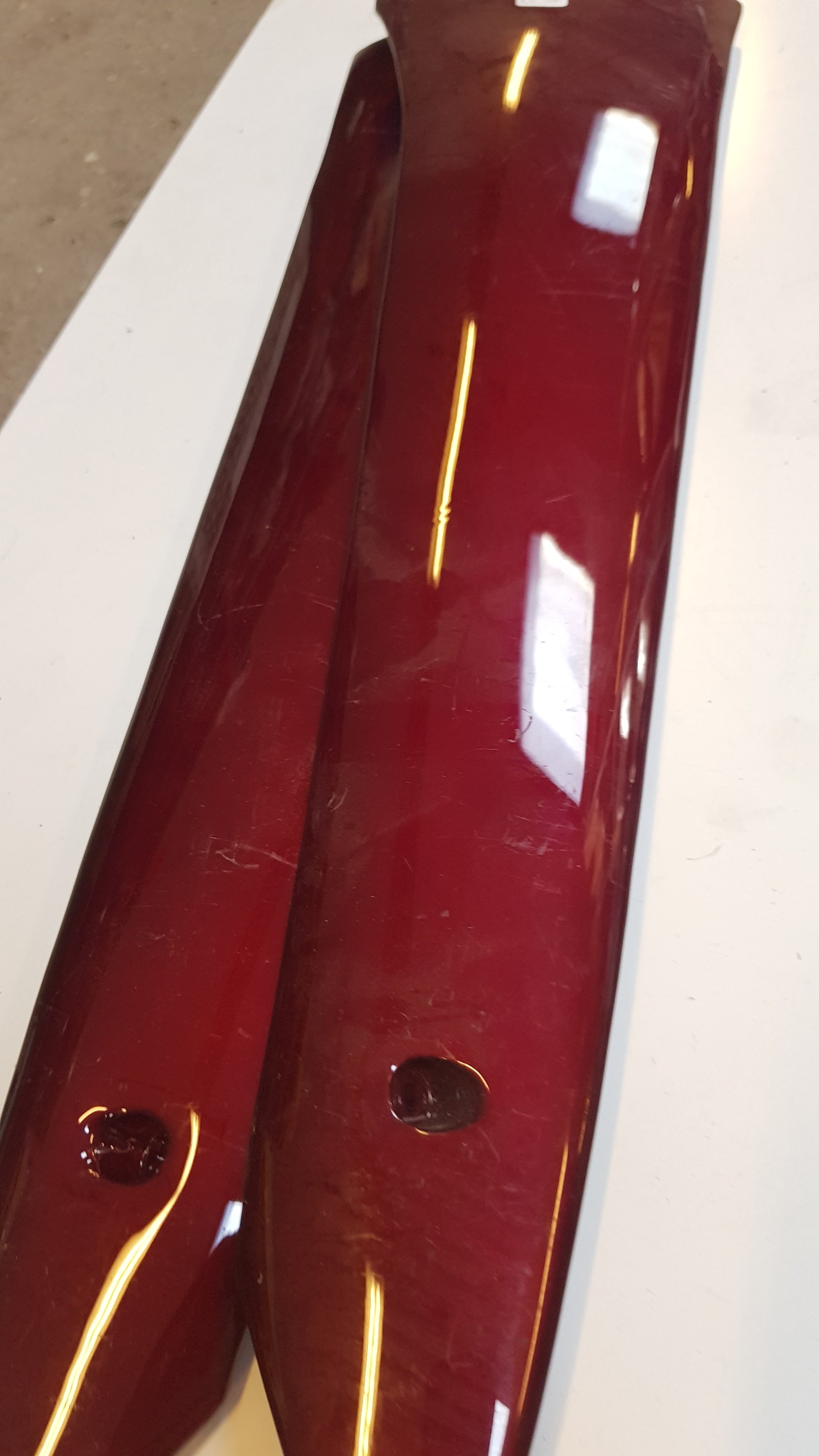 Set Zijskirts (Bordeaux Rood)