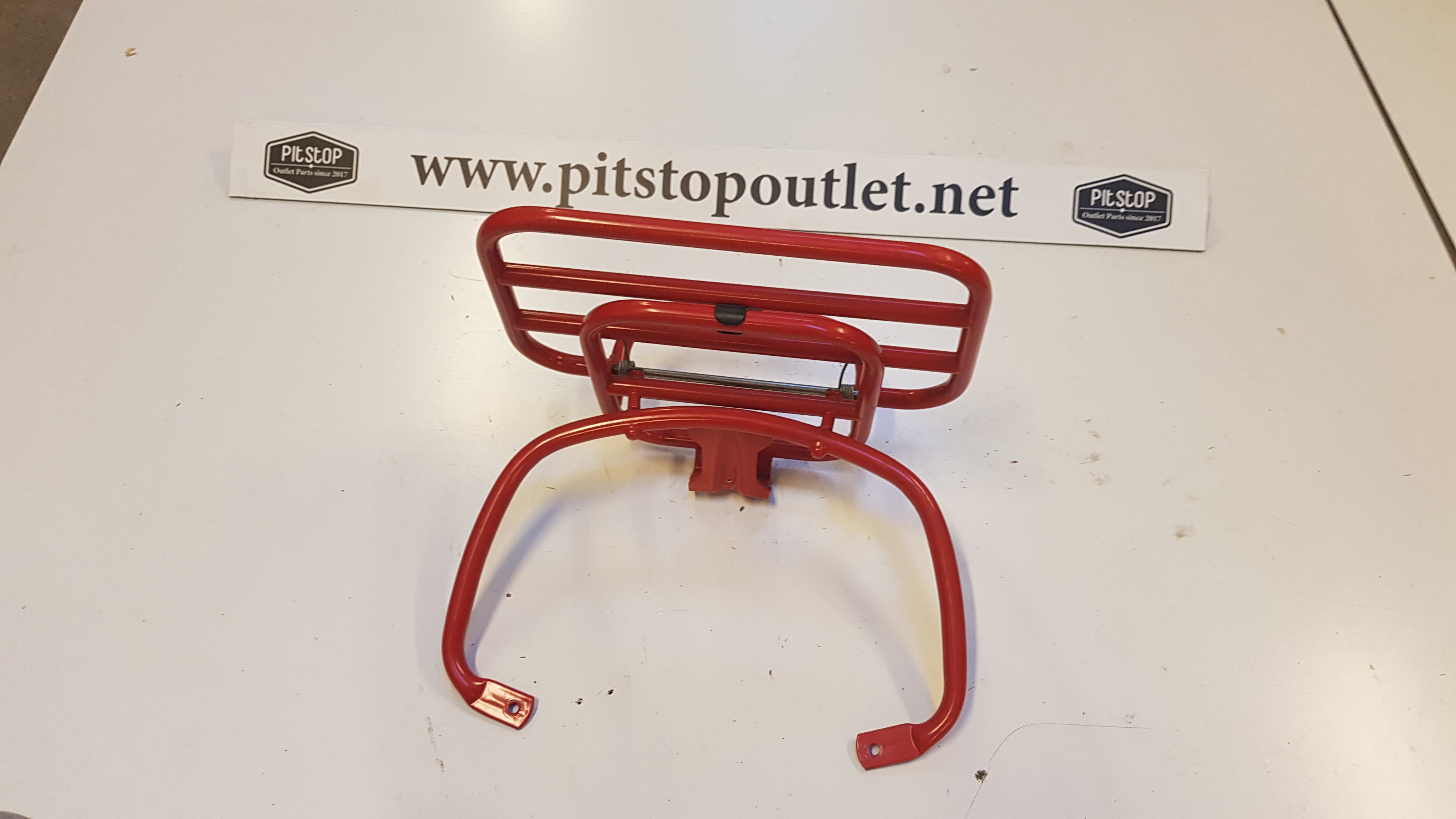 Achter Klapdrager Rood