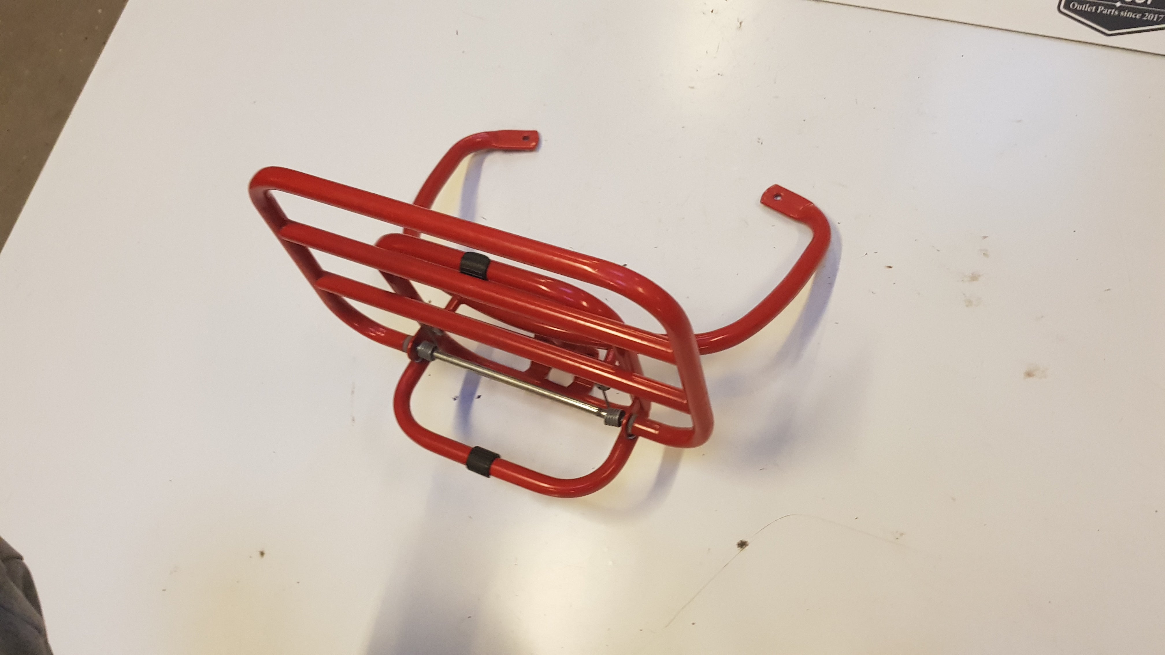 Achter Klapdrager Rood