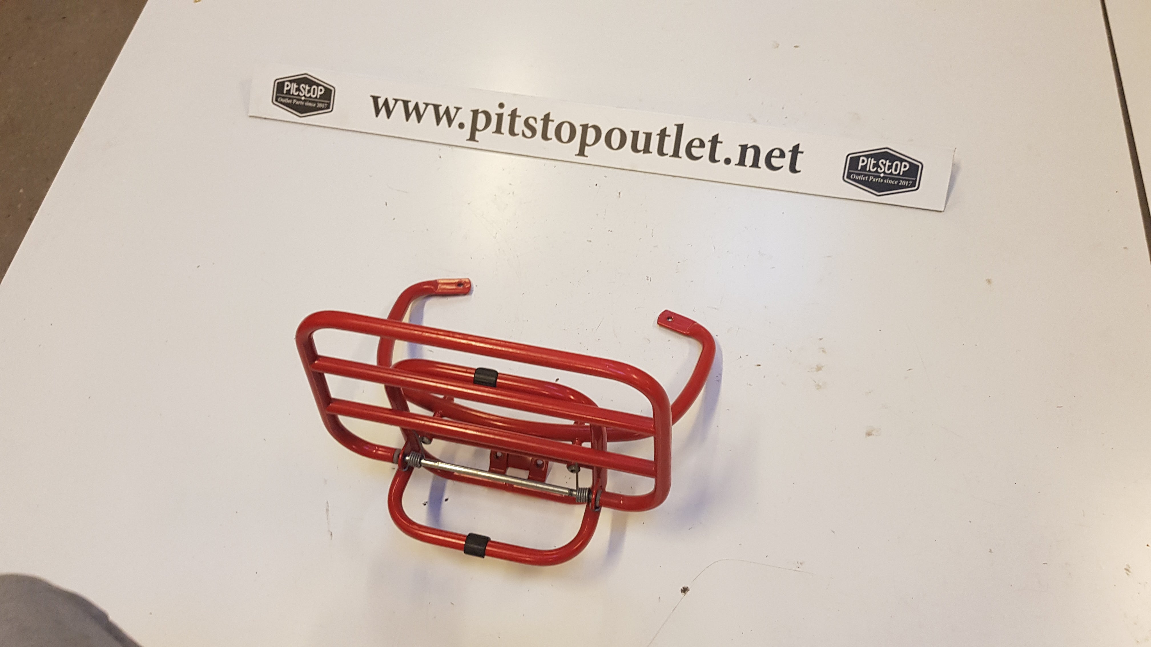 Achter Klapdrager Rood
