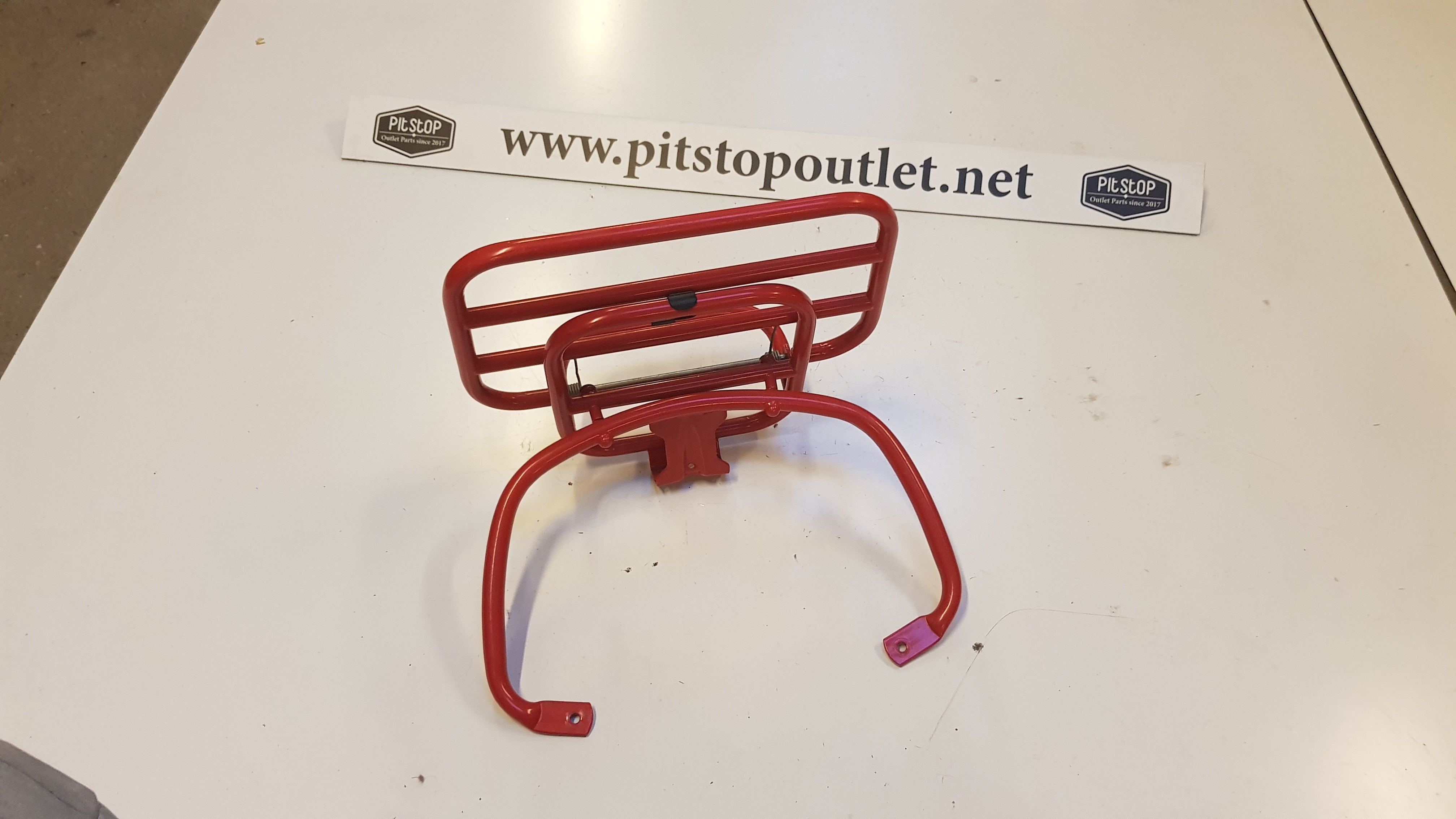 Achter Klapdrager Rood