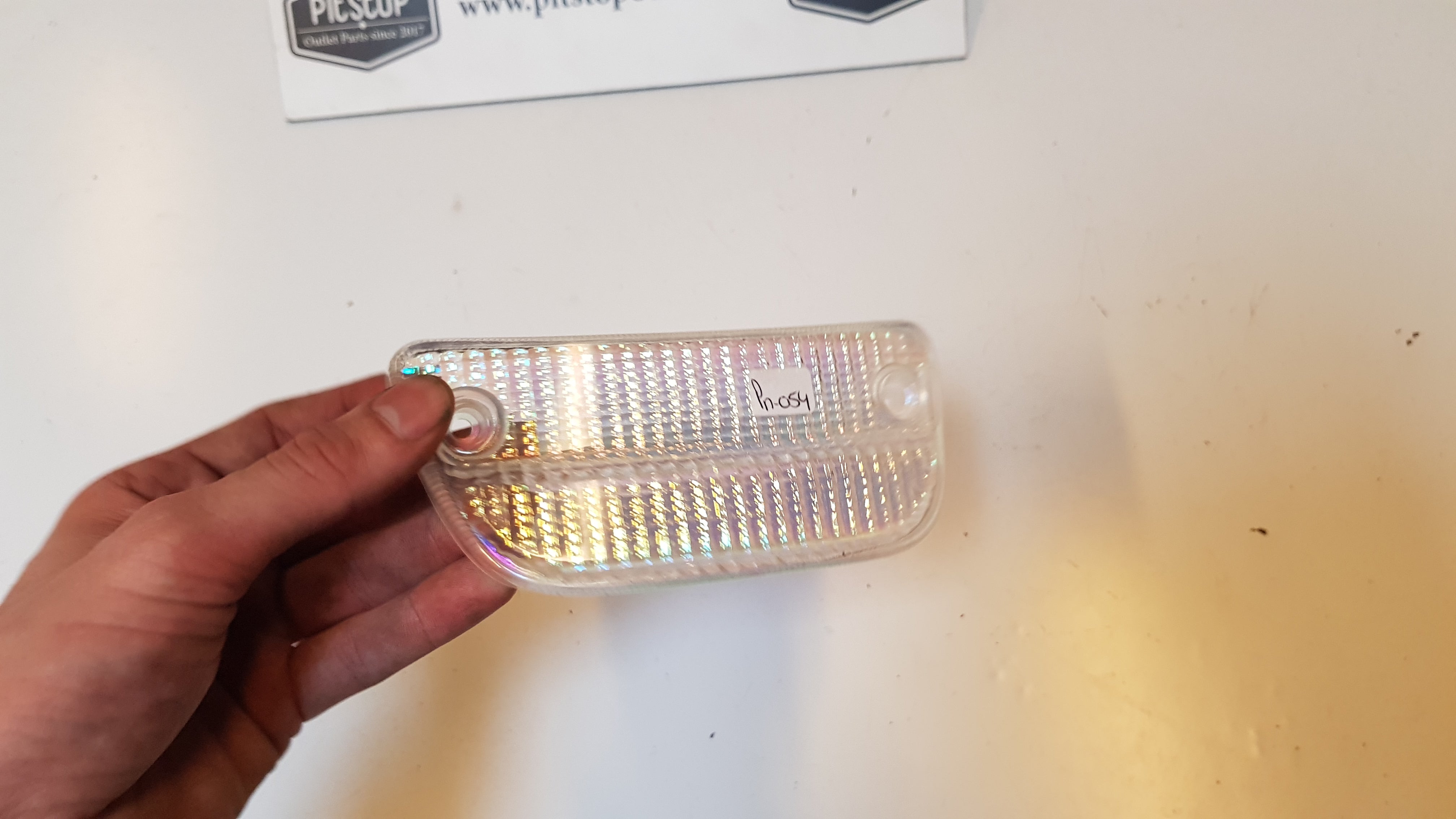 Achterlicht Glas (Parelmoer)