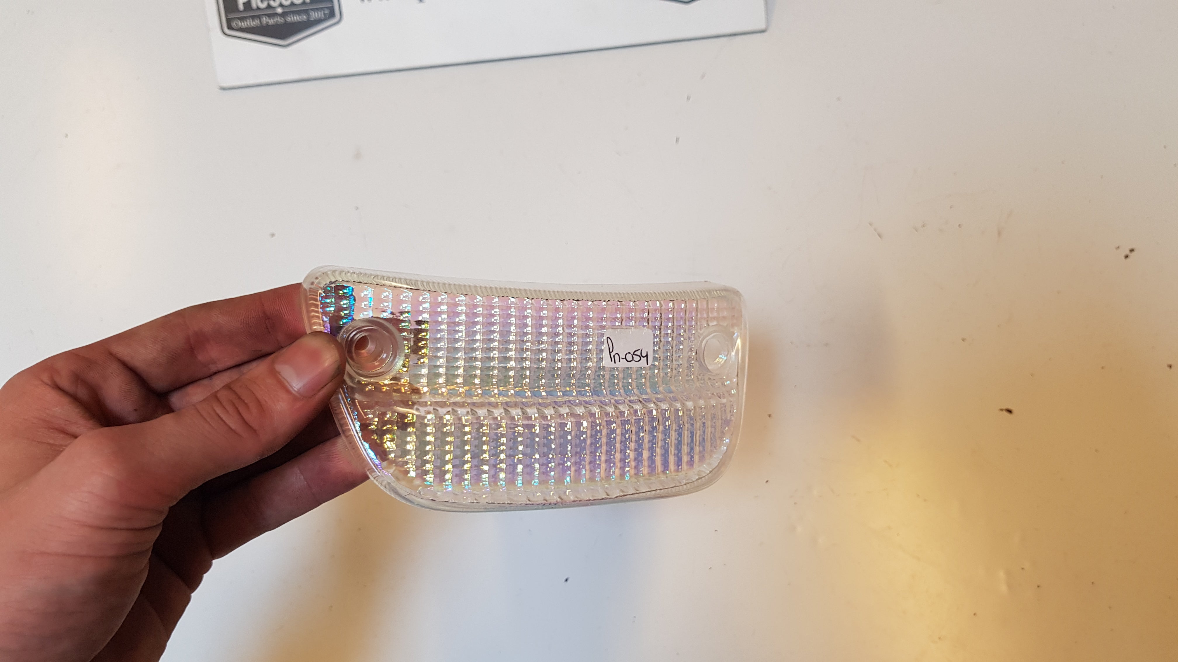 Achterlicht Glas (Parelmoer)