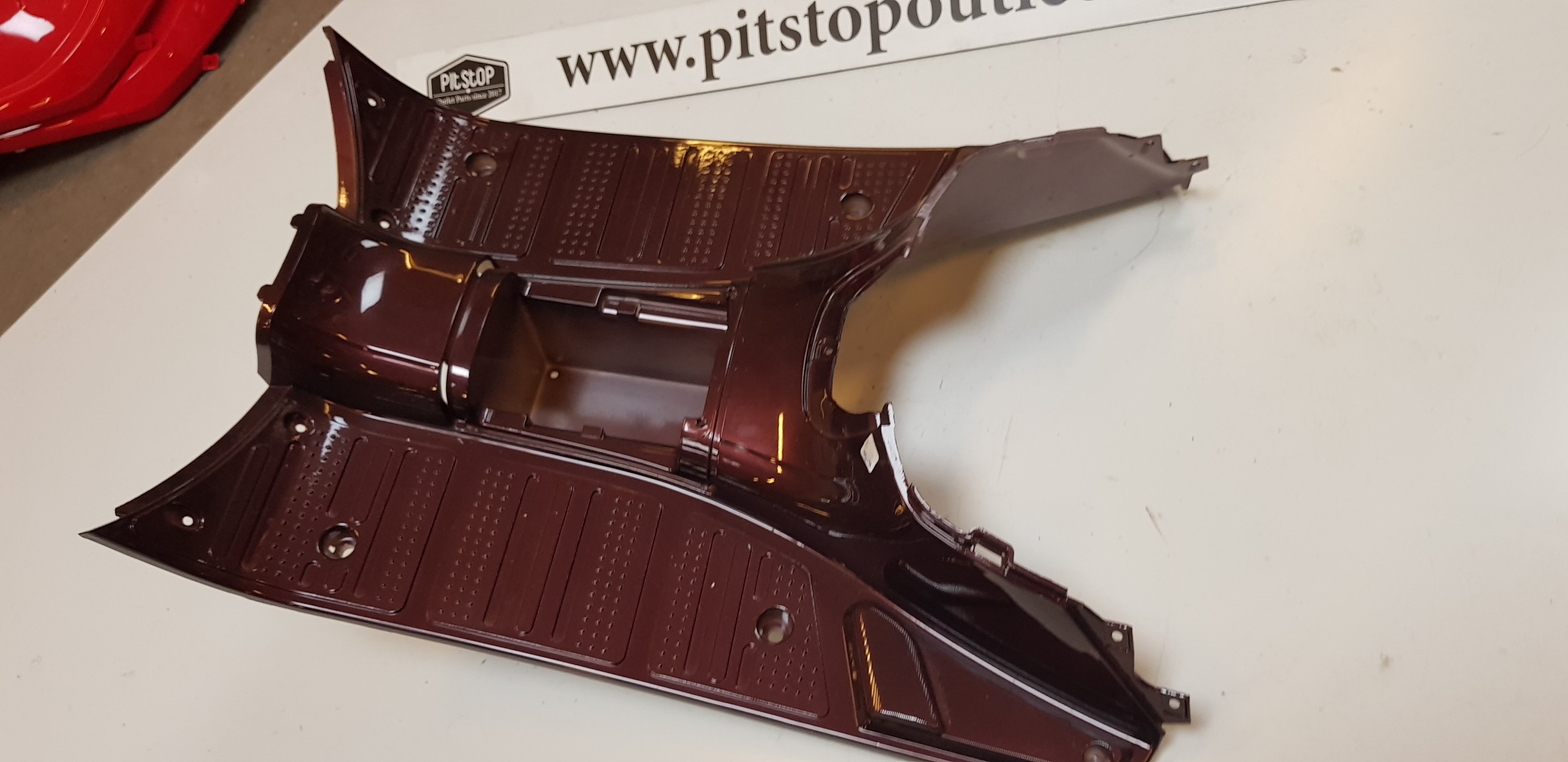 Voetkap (Bordeaux Rood)
