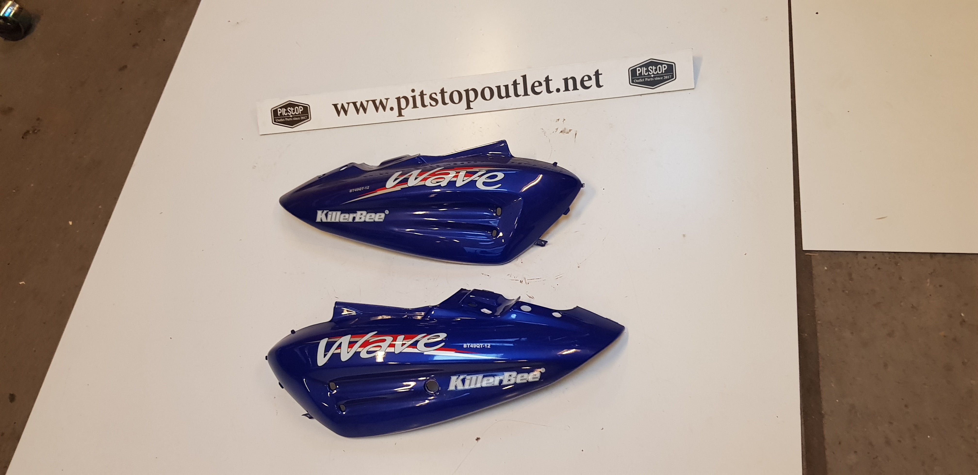 Zijkappen (Blauw)