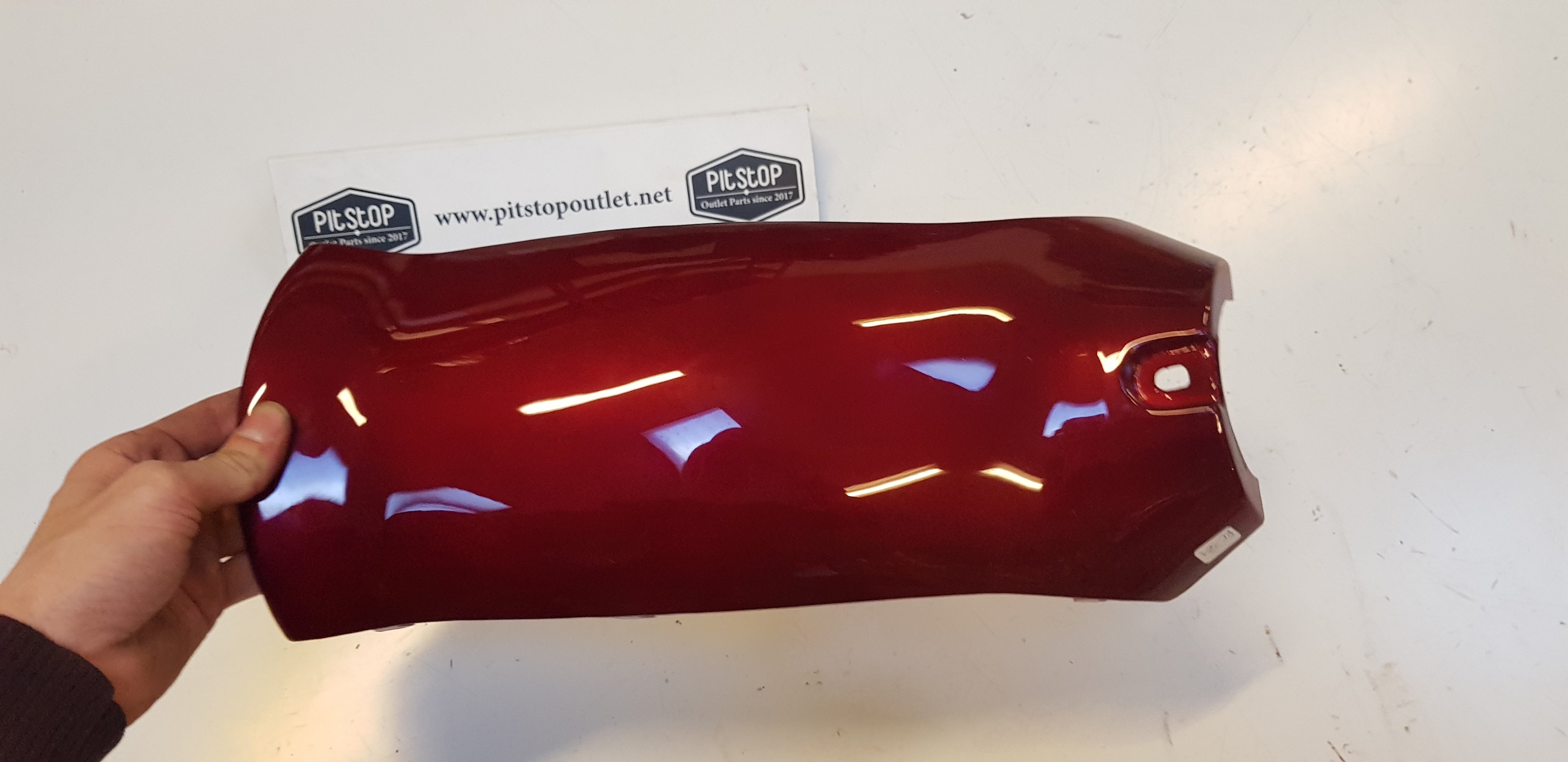 Achterstuk Voorspatbord (Bordeaux Rood)