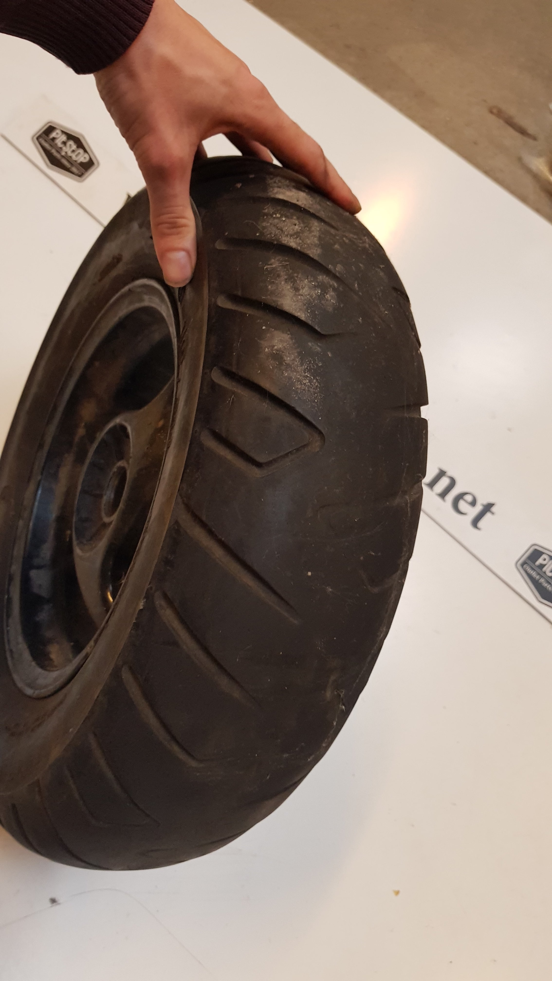 Achterwiel (Schade)