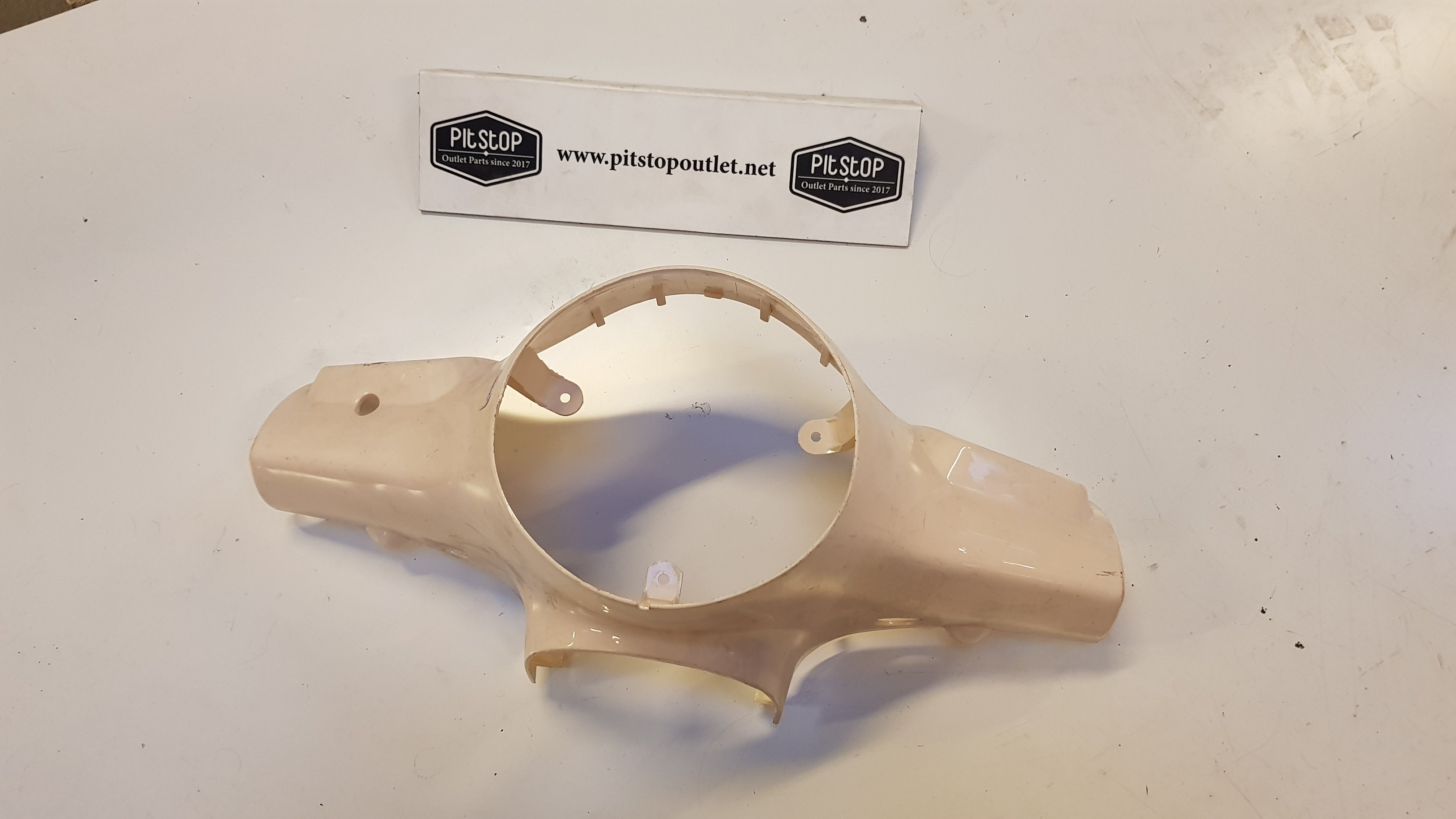 Koplampkap (Cremewit)
