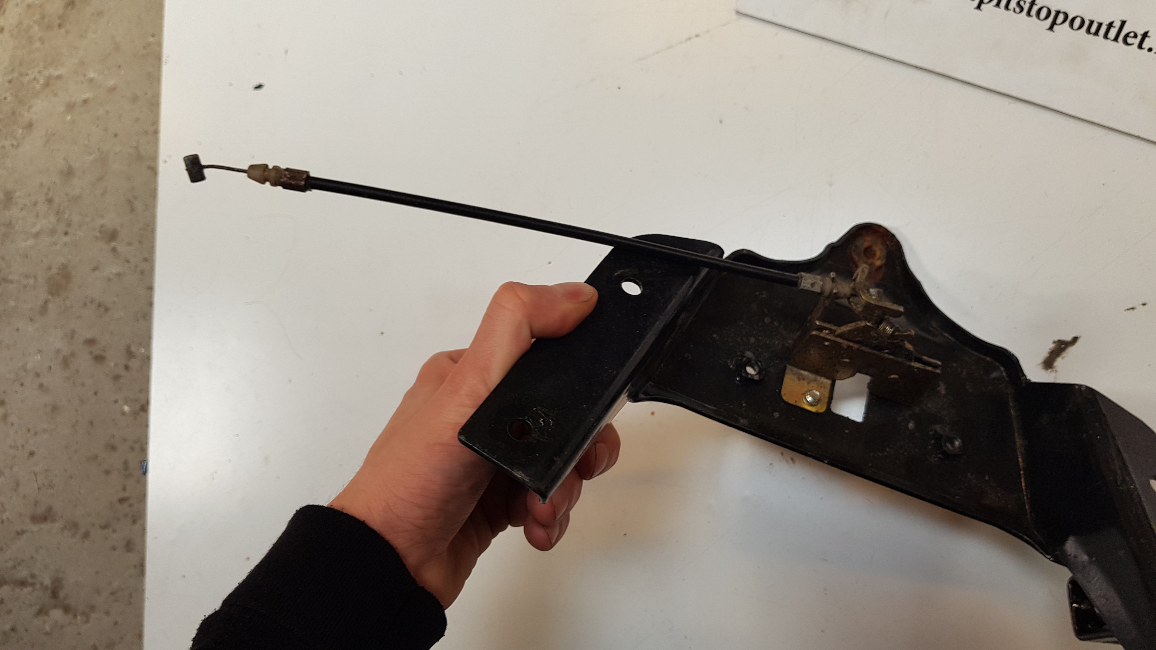 Beugel+Slot Mechanisme