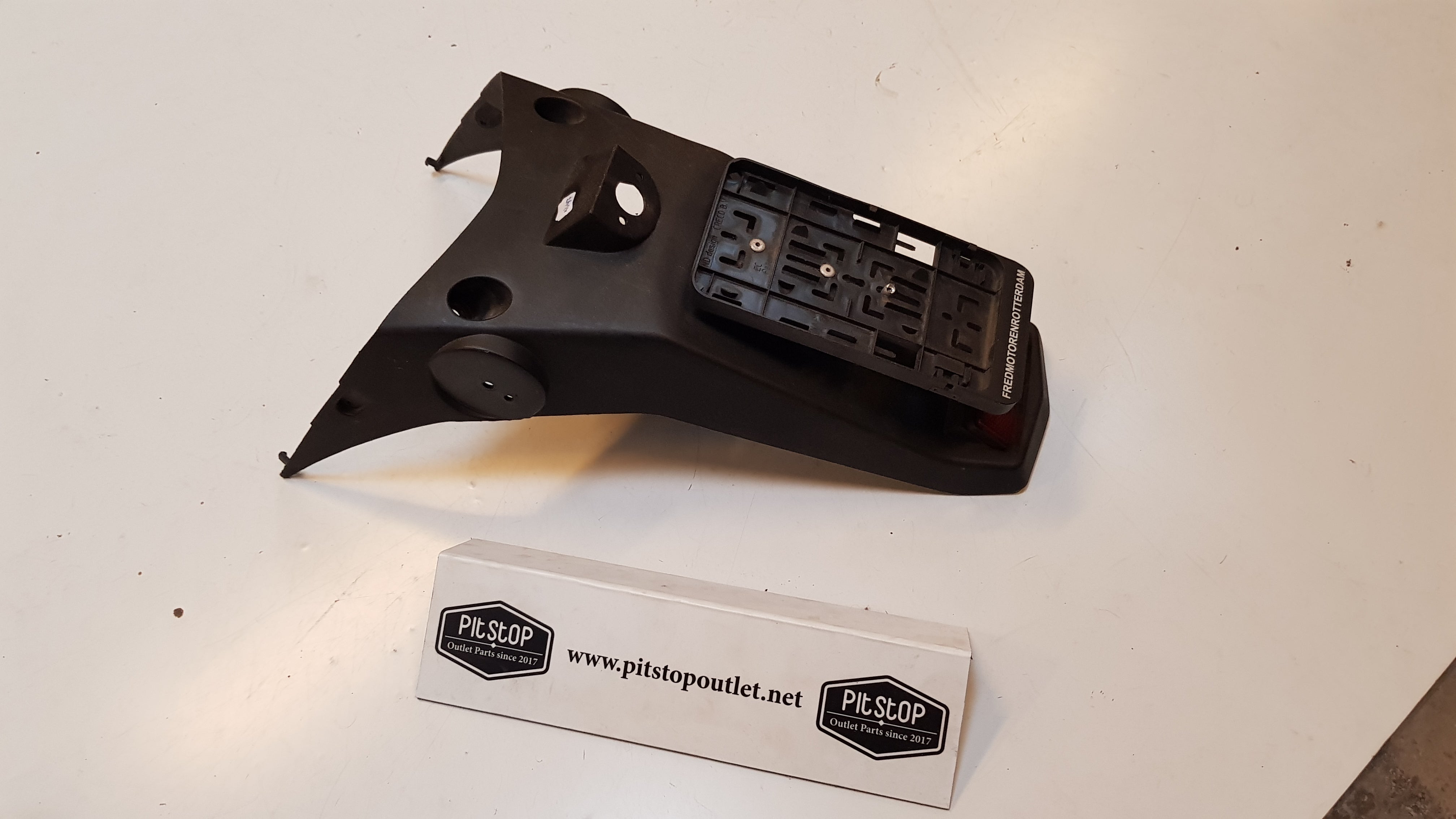 Achterspatbord (Zwart)