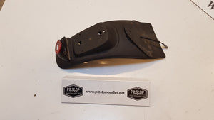Italjet Torpedo Achterspatbord (Zwart)