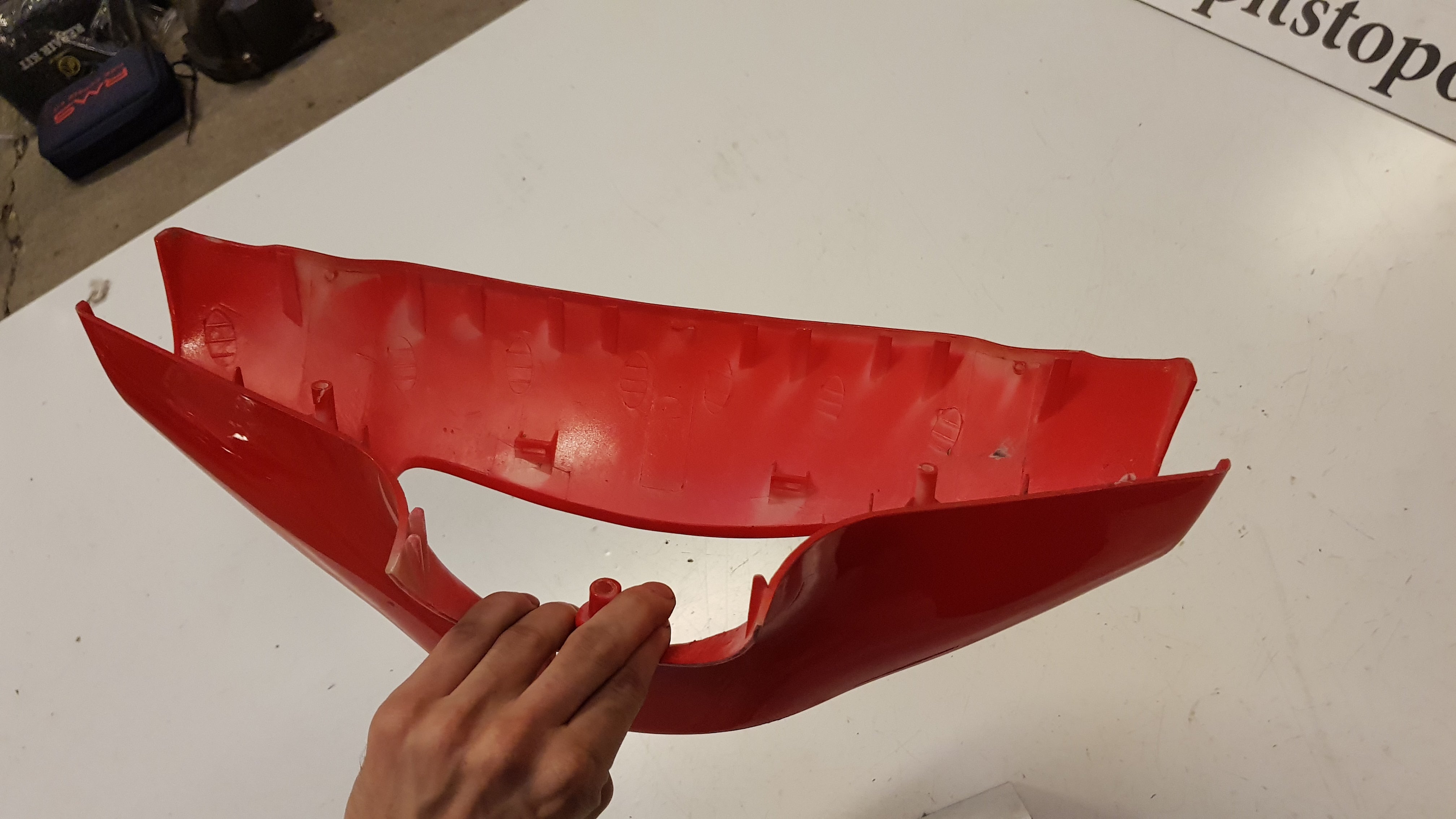 Koplampkap (Rood)