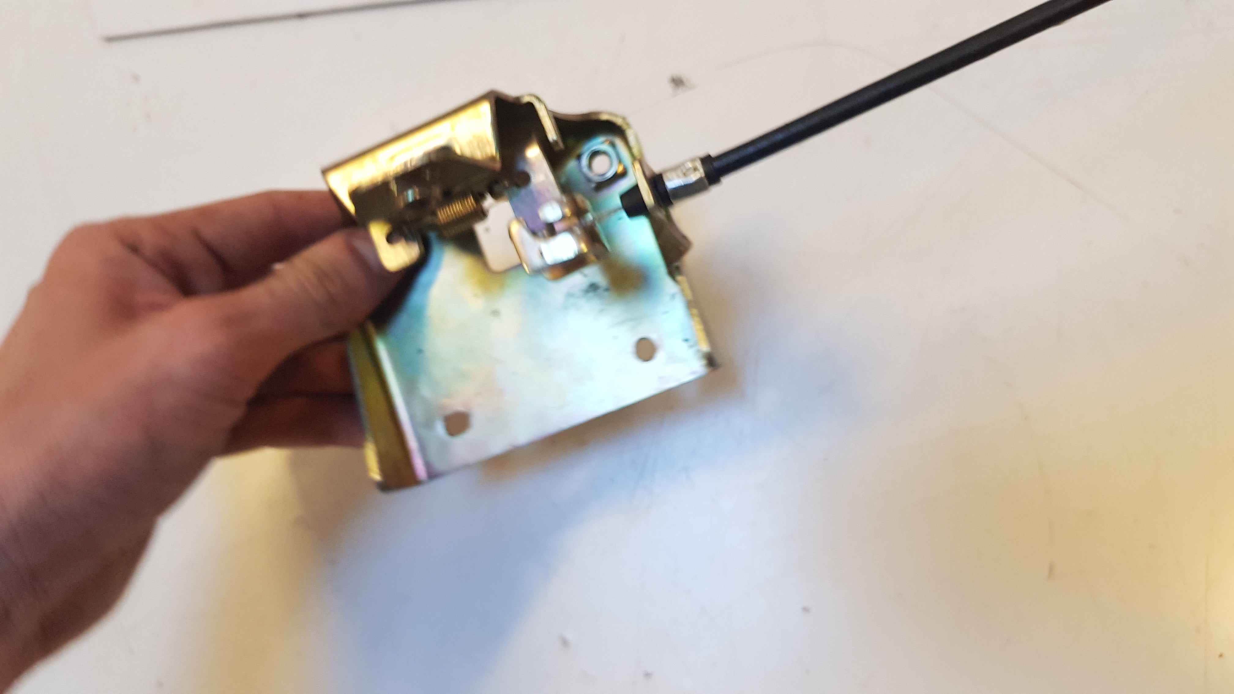 Zadelslot Mechanisme