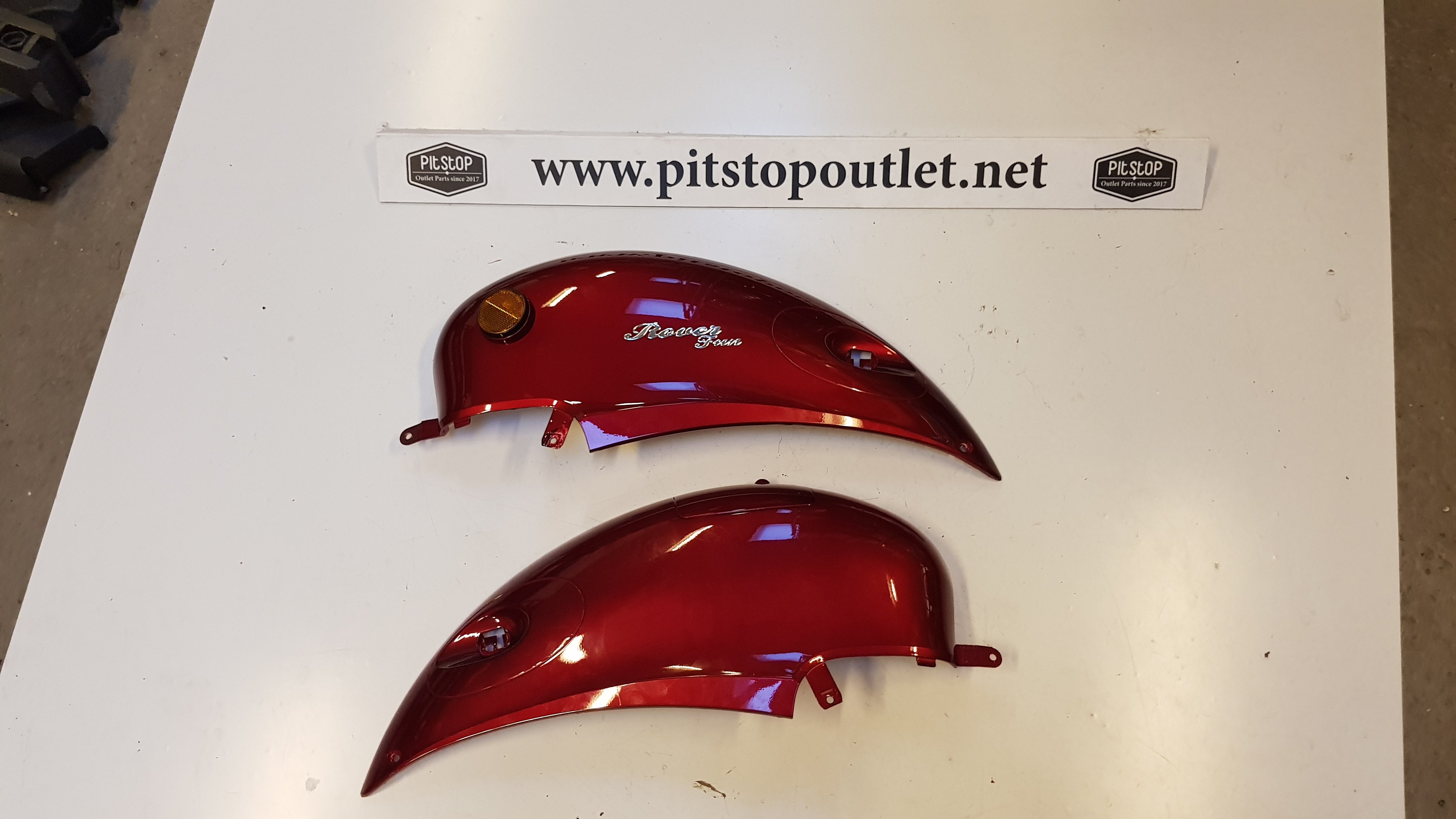 Zijkappen (Bordeaux Rood)