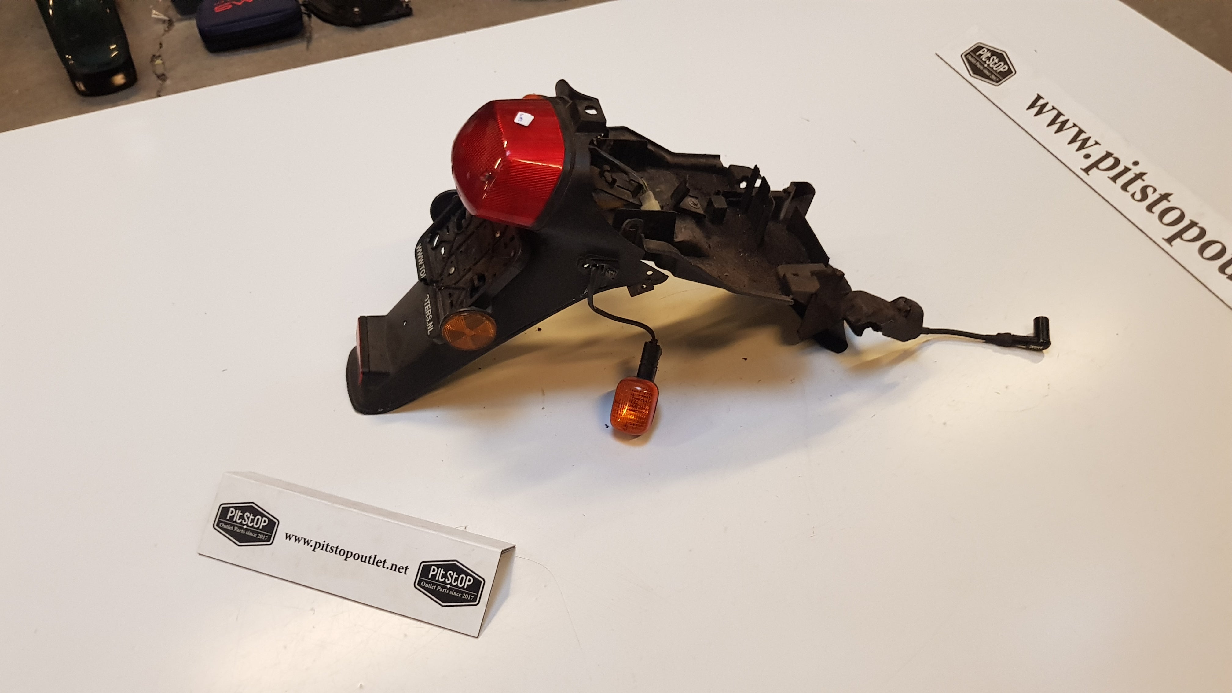 Achterspatbord + Licht