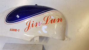 Rechter Zijkap (Wit+Blauw)