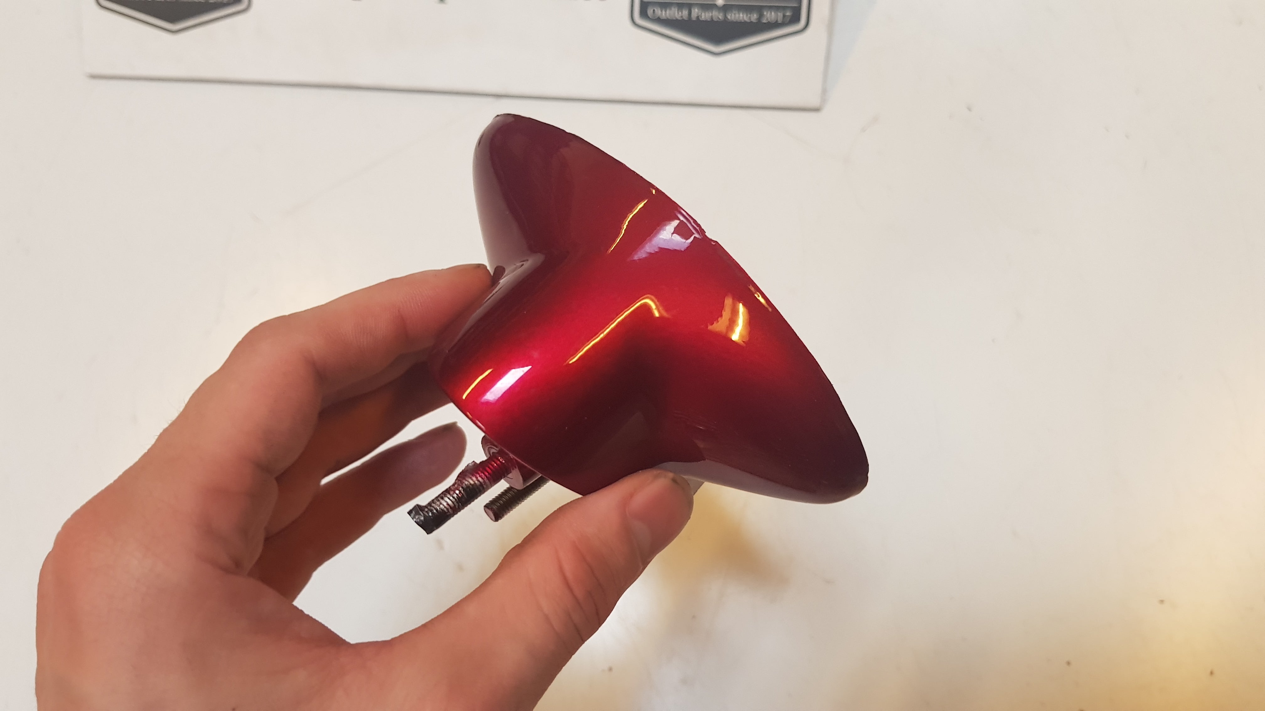 Achterlicht Kapje (Bordeaux Rood)