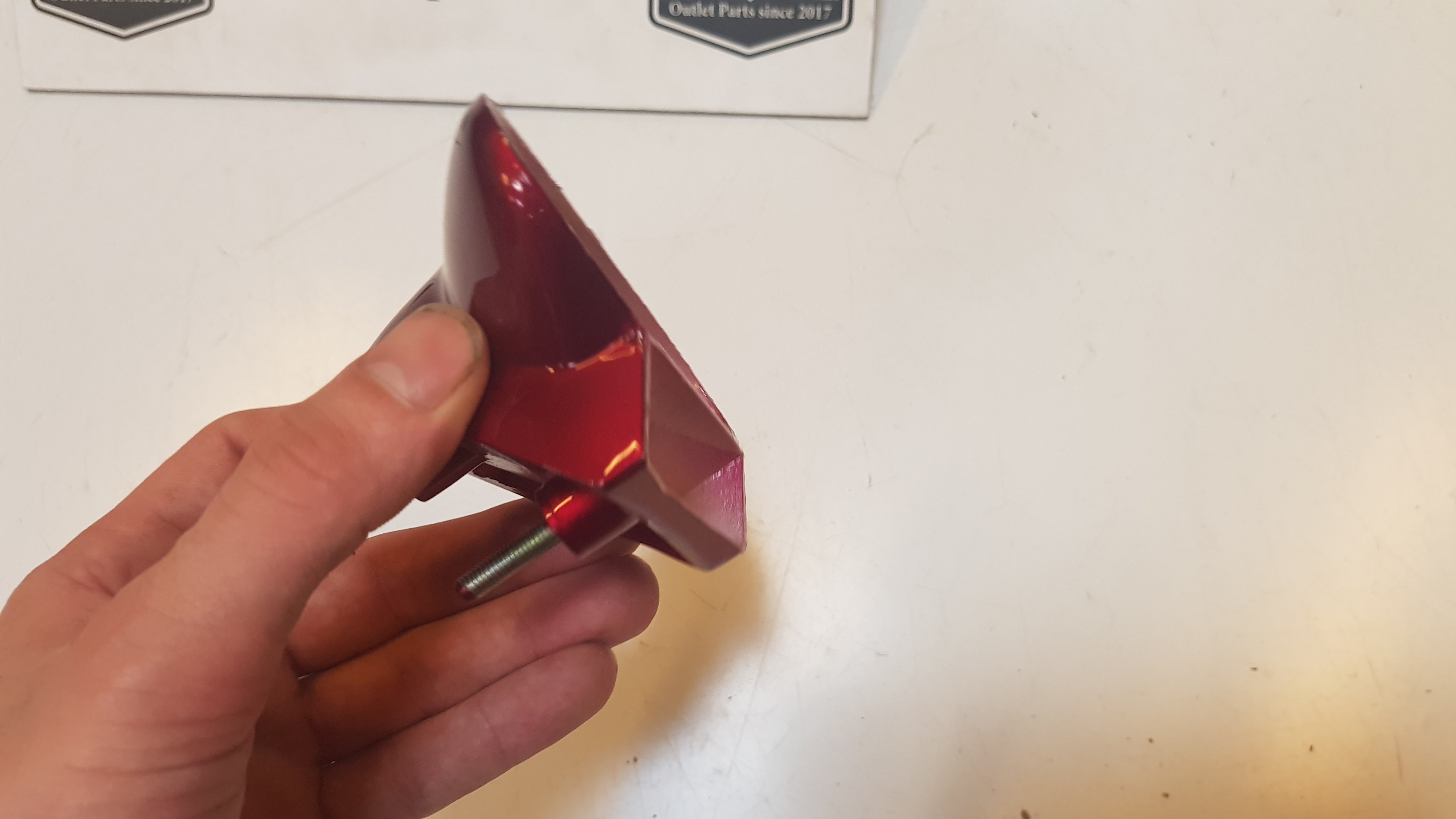 Achterlicht Kapje (Bordeaux Rood)