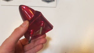 Achterlicht Kapje (Bordeaux Rood)
