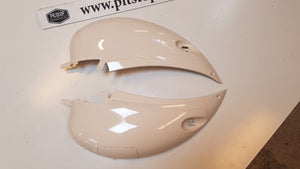 Set Zijkappen (Creme-Wit)