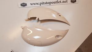 Set Zijkappen (Creme-Wit)