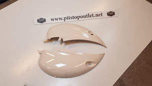 Set Zijkappen (Creme-Wit)