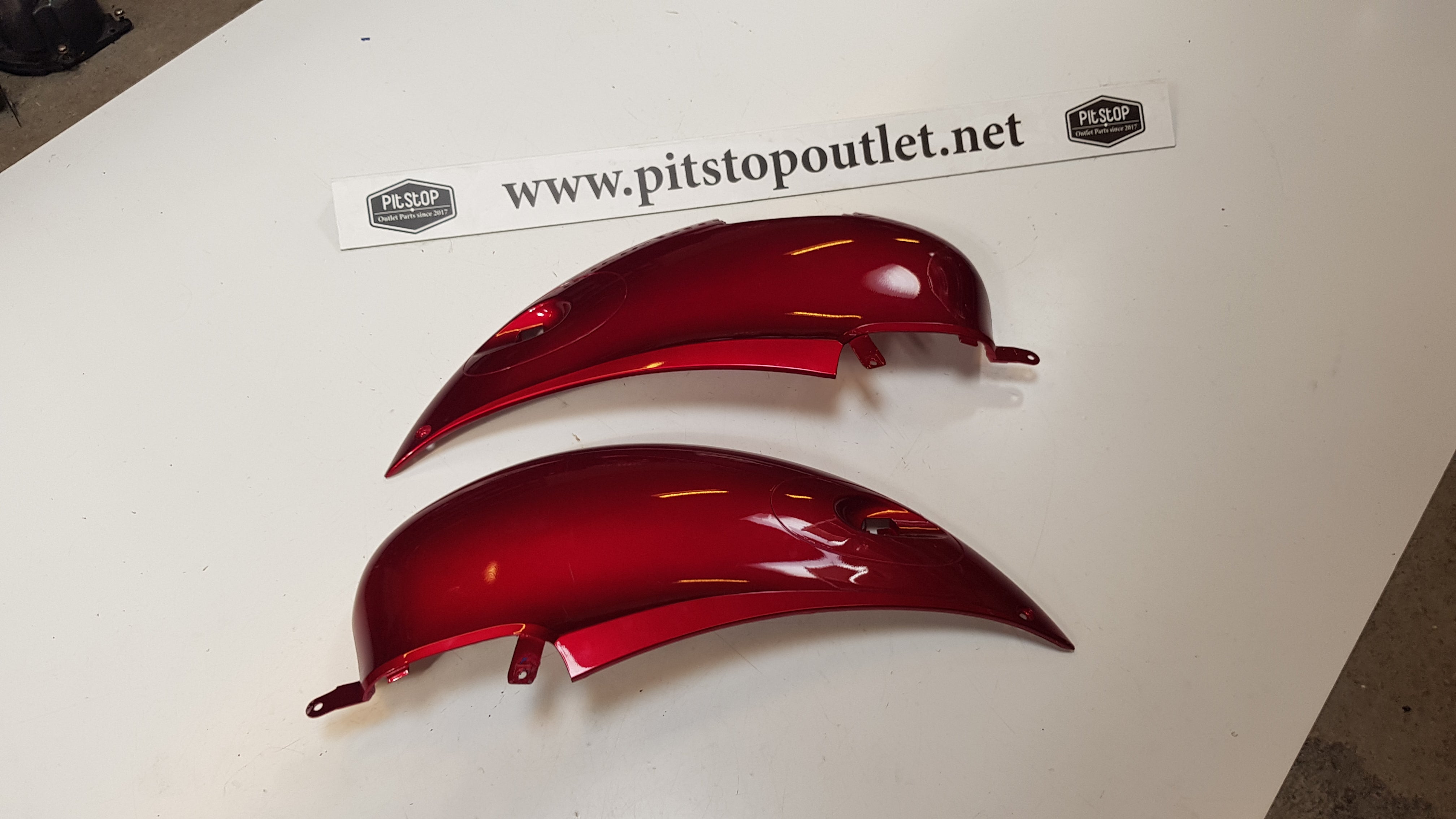 Set Zijkappen (Bordeaux Rood)