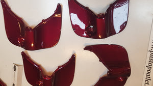 Beenschild (Bordeaux Rood)